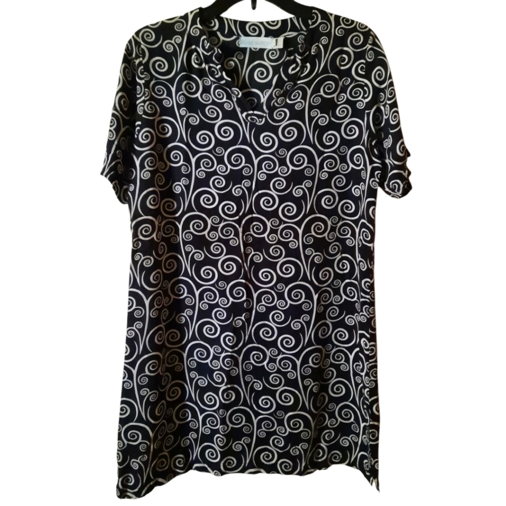 Blue Water Swimsuit Cover Up Small